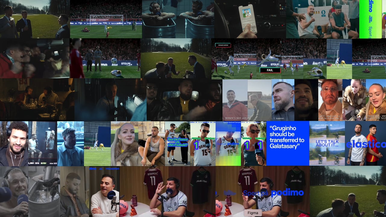 Sports on Podimo one-shot campaign film